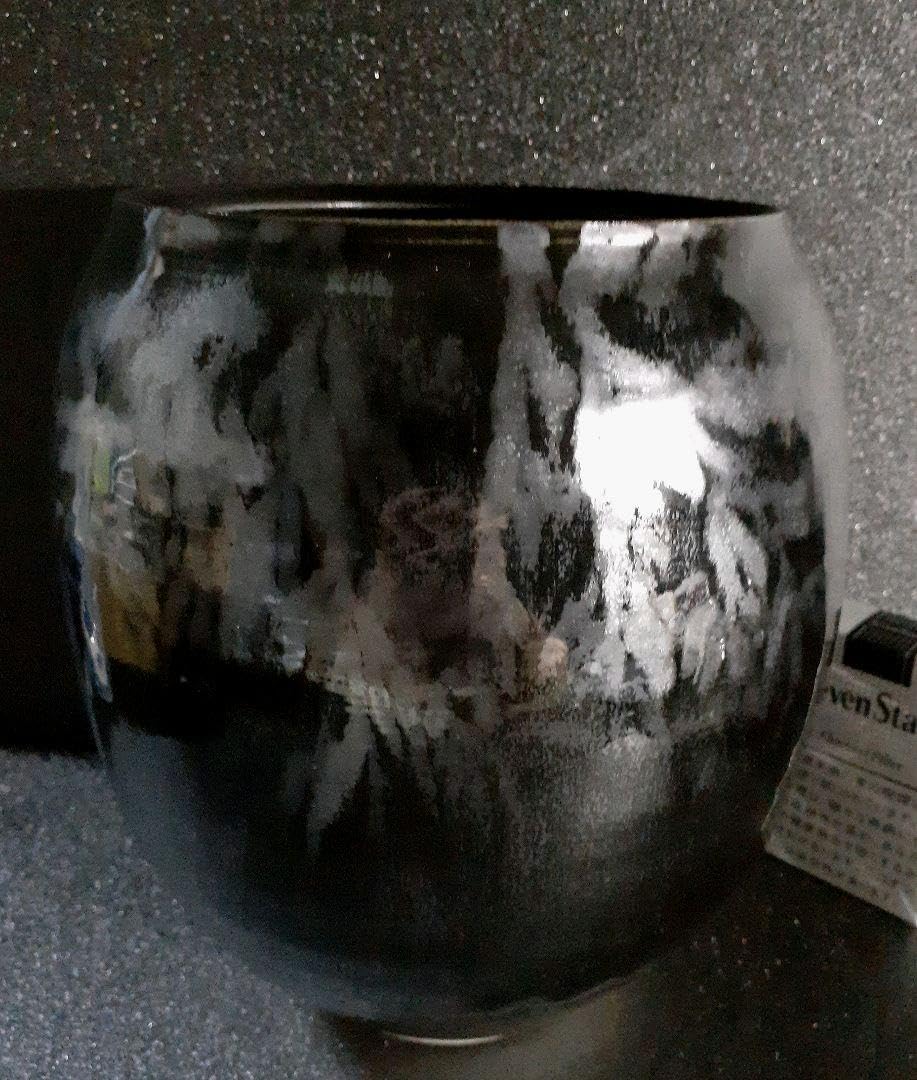 日展作家　名工　【加藤敬也】作　黒釉彩　花瓶　共箱　作歴書　茶道具茶器　オブジェ 日展作家 名工 【加藤敬也】作 黒釉彩 花瓶 共箱 作歴書